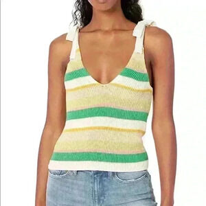 NWOT Ribbed Bow Tie Tank